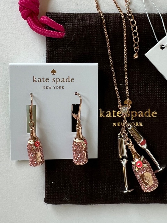 Kate Spade Jewelry - Kate Spade Make Magic Pendant Necklace and Earring Set NWT w/Kate Spade Bag